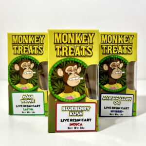 Monkey Treats Live Resin Cart