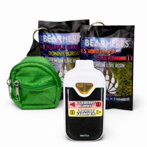 Bear Herbs 2g Dual Chamber Dispo With Baboon Butt Gummy