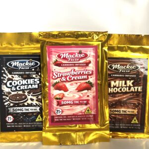 Mackie Fresh 50MG Infused Chocolate Bars