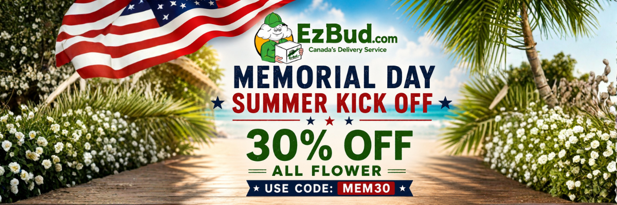 30% Off Flower All Memorial Day Weekend