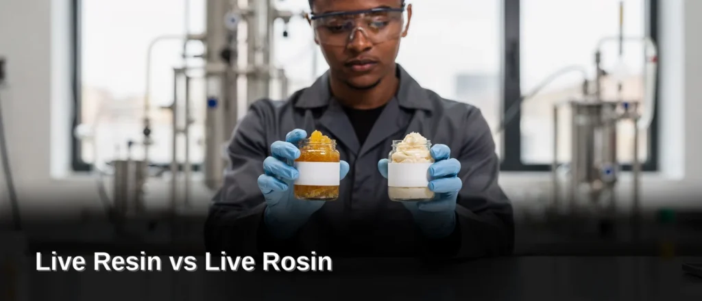 Extraction method draws the real line between live resin and live rosin, not flavor